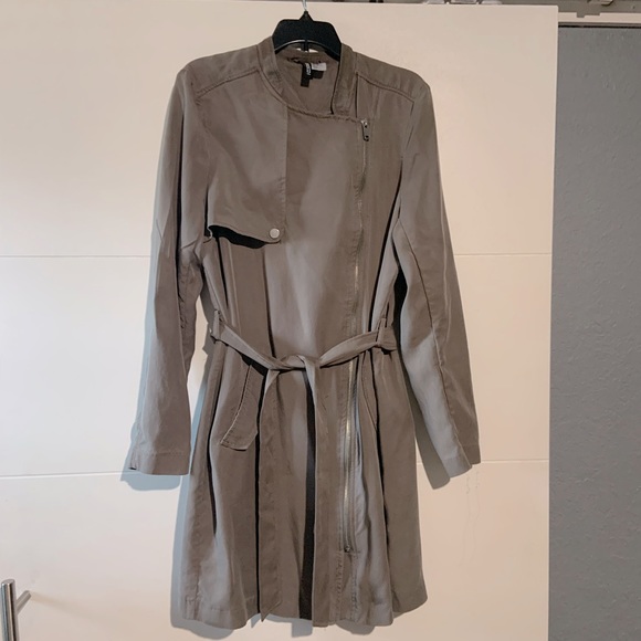 Military Style Full Length Light Jacket - Picture 1 of 9